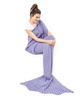 Mermaid tail blanket deluxe - PURPLE