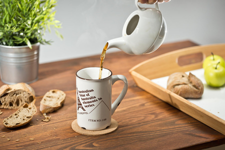 Retro porcelain mug - Australian star