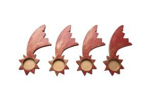 Bethlehem star tealight holder 4 pcs set