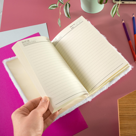 Notebook squishy UNICORN with furry