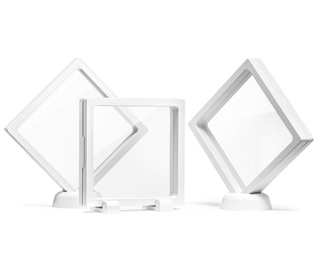 Display floating frames 3 pcs - WHITE