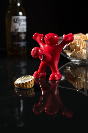 Happy man bottle opener