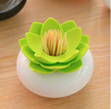 Lotus bud & tooth pick holder - GREEN