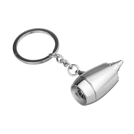 Jet engine keychain 