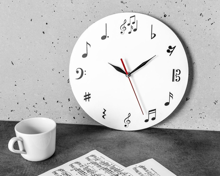 Wall clock MUSIC 