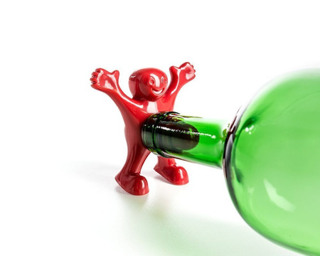 Happy man bottle stopper