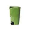 Trash bin mug - green