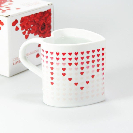 Magic hearts mug (color changing) - HEART SHAPED