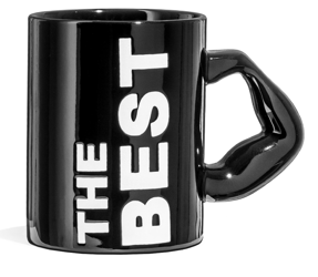 THE BEST mug - BLACK