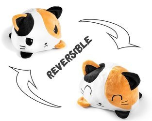 Reversible plush toy - cat   