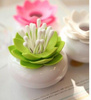 Lotus bud & tooth pick holder - PINK