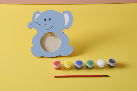 Fotoframe ELEPHANT with painting set