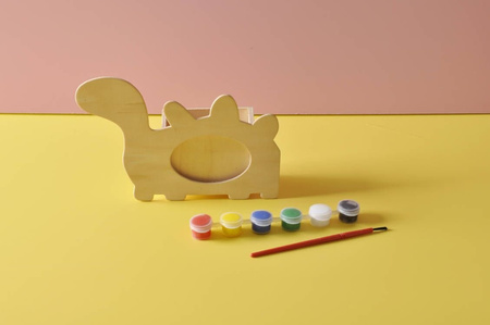 Fotoframe & pens holder DRAGON with painting set