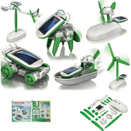 Solar 6in1 robot kit