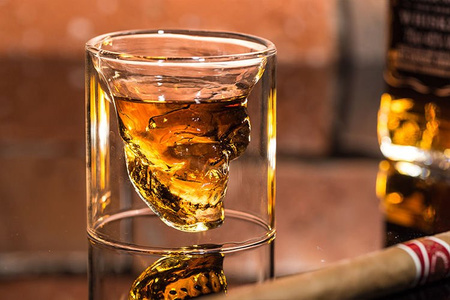 Skull shot glass