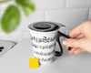 Music mug with lid - OVERTURE