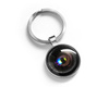 Camera lens keychain