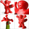 Happy man bottle stopper