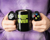 Gamer set GAME OVER - mug, coaster and keychains