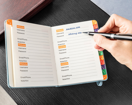 Password organizer