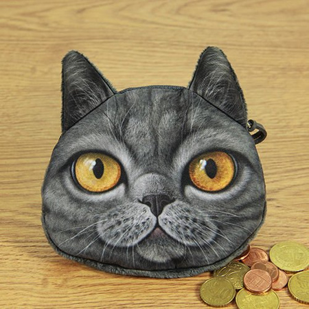 3D Cat coin bag model 4