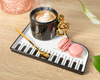 Ceramic Coffee Music Set with spoon & saucer