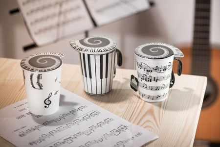 Music mug with lid - OVERTURE