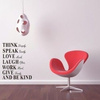 Deco wall sticker THINK DEEPLY