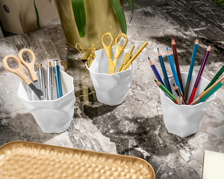 Pen holders & planters CRUSHED CUPS 3 pcs