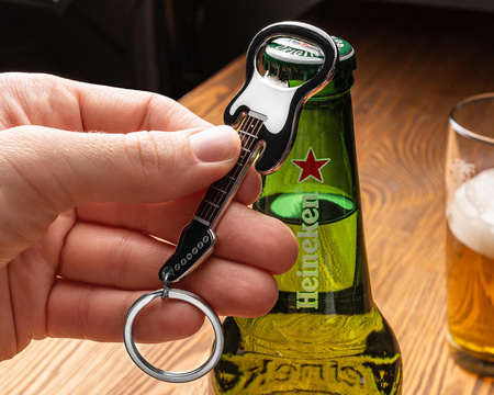 Electric guitar opener with magnet - BLACK