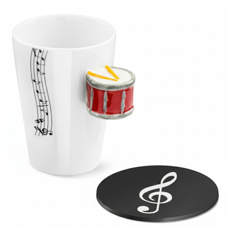 Music Gift Duo - RED DRUM + coaster