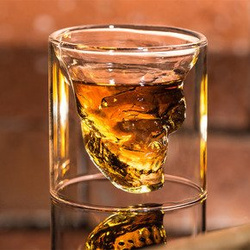 Skull shot glass