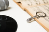 Music key ring - microphone