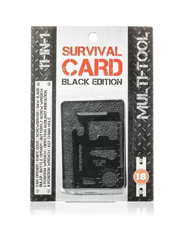 Survival card BLACK