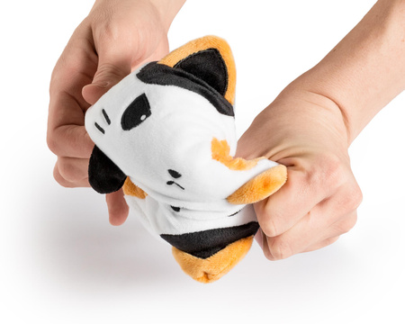 Reversible plush toy - cat   