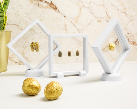 Display floating frames 3 pcs - WHITE