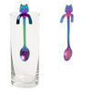 Cat tea spoons 2 pcs RAINBOW