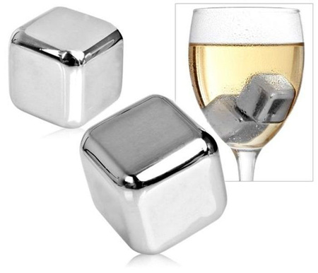 Metal ice cubes