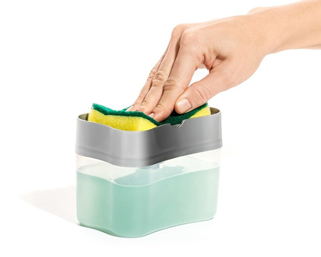 Liquid dispenser with sponge