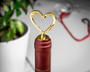 Golden heart wine stopper