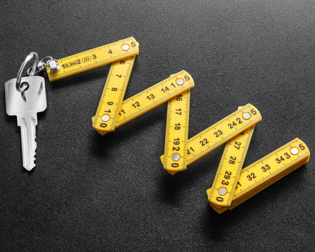 FOLDABLE RULER keychain