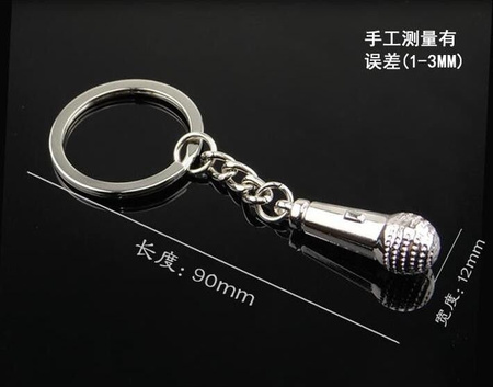 Music key ring - microphone