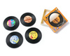 Coasters 4 pcs set  VINYL RETRO 