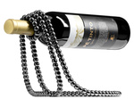 Pearl necklace wine holder - BLACK