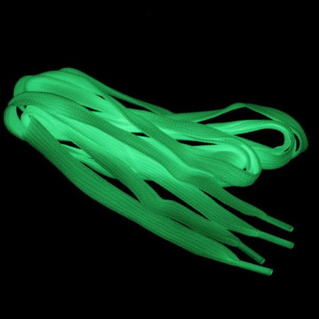 Glow in the dark shoelance - white