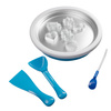 Ice cream rolls plate - BLUE
