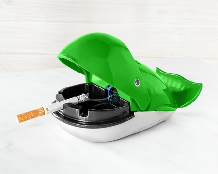 Ashtray smokeless WHALE - GREEN