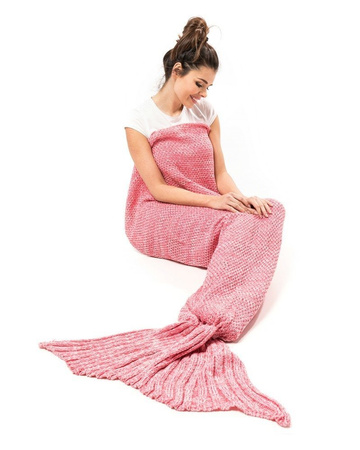 Mermaid tail blanket deluxe - PINK