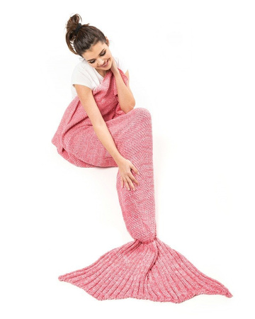 Mermaid tail blanket deluxe - PINK