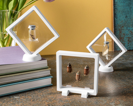 Display floating frames 3 pcs - WHITE